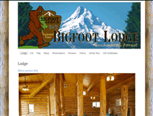 Tablet Screenshot of bigfoot-lodge.com
